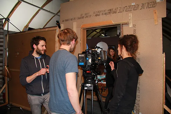 Dreharbeiten zum Studentenfilm Helica in Hagen