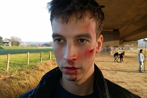 Dreharbeiten zum Studentenfilm Helica in Hagen